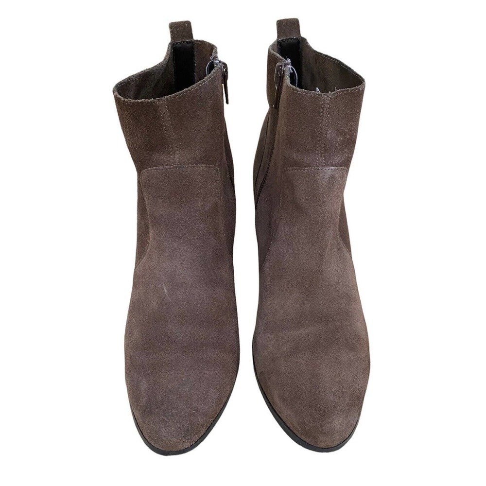 Crown Vintage Brown Suede Ankle Boots Size 9 1/2